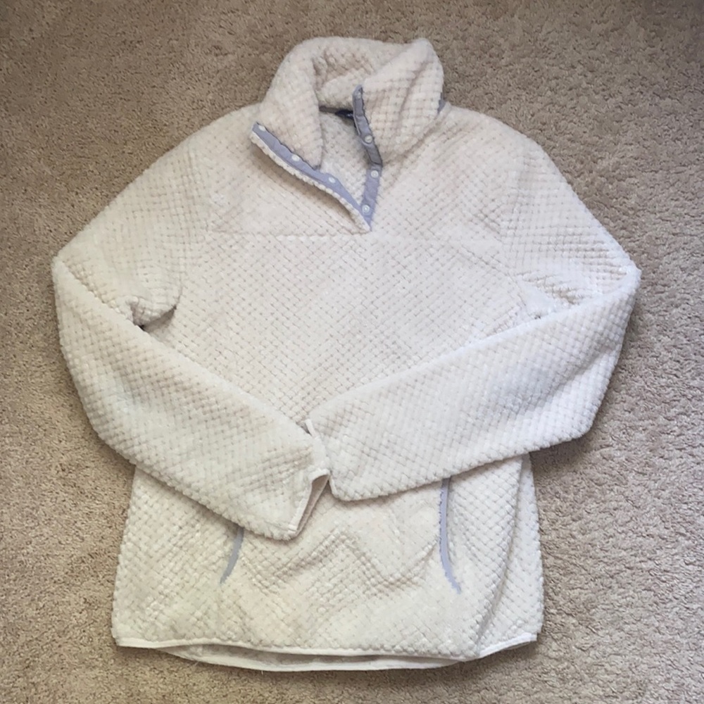 quarter button up sweater